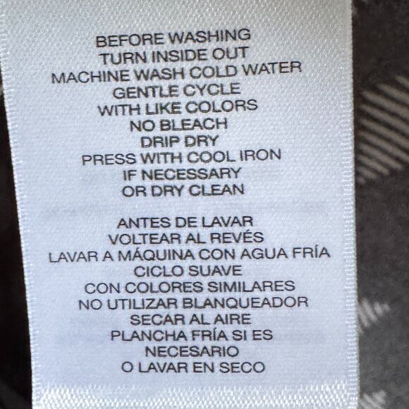 Anne Klein Black/White Geometric Print Stretch Knit Faux Wrap Dress - Women's 16 - Picture 10 of 10